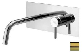 Paffoni - Umývadlová batéria LIGHT pre podomietkovú inštaláciu, brúsené zlato