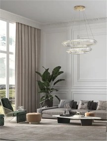 Krištáľový luster Aurelia 70W 80 zlaté