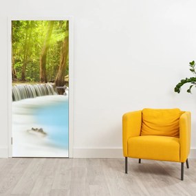 Fototapeta na dvere - Huai Mae Kamin, vodopády v lese (95x205cm)