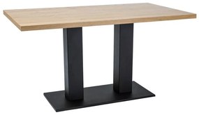 Jedálenský stôl Signal SAURON LITY 120 čierna/dub