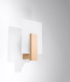 Nástenné svietidlo v prírodnej farbe Parola – Sollux