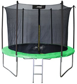 Trampolína s vnútornou sieťou 305 cm Gardenline - zelená