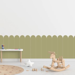 60x100cm Oblúk - Khaki farba - textilná nálepka na stenu Farba: Bledá, Veľkosť: 80 cm