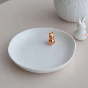 räder Dekorativní porcelánová miska Golden Rabbit
