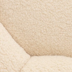 Čalouněný taburet Perugia bouclé béžový