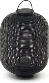 Čierna LED stmievateľná stolová lampa (výška 37 cm) Saranella – Kave Home