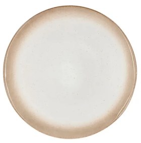 Krémovobiely kameninový podnos na tortu Bitz, 30 cm