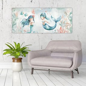 Obraz - Morské panny (120x50 cm)