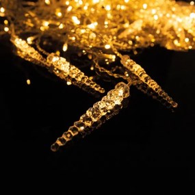 LED Vianočný vonkajší záves 180xLED 3,5x0,7 m IP44 teplá biela