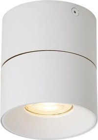 Moderné prisadené bodové svietidlo biele GU10 50mm naklápacie - Echo
