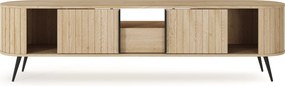 TV stolík Luvio 196 cm so zásuvkou - dub cremona