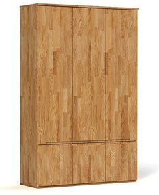 Šatníková skriňa z dubového dreva 135x206 cm Vento 3 - The Beds