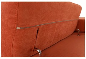 Rohová sedačka Lyng (oranžová) (P). Vlastná spoľahlivá doprava až k Vám domov. 1040183