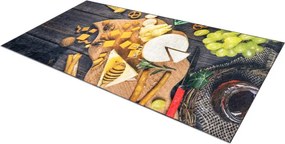 Protišmykový koberec / behúň ANDRE 9009 hnedý / žltý