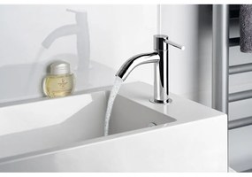 Umývadlový ventil v lesklej striebornej farbe Small – Sapho