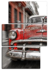 Obraz na plátne - Klasické americké auto - obdĺžnik 7123FC (105x70 cm)