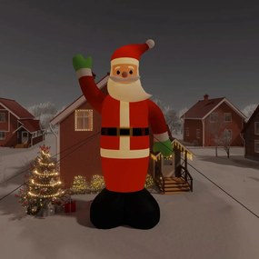 Vianočný nafukovací Santa Claus s LED diódami 1000 cm 345273