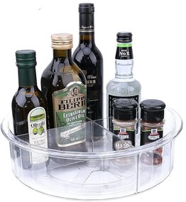 Otočný organizér XXL - LAZY SUSAN Orion - s přepážkami pr. 30cm