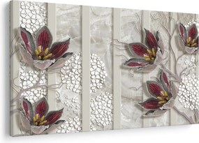 Obraz - Dekoratívne kvety (90x60 cm)