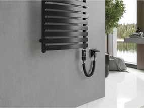 Mexen Bachus, elektrické vykurovacie teleso 1200 x 500 mm, 600 W, čierna, W109-1200-500-2600-70