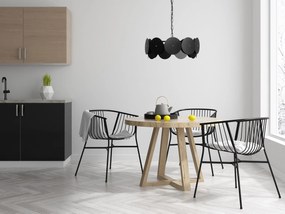 Toolight Toolight, kovové stropné svietidlo 3xE27 APP1307-CP, čierna, OSW-00945