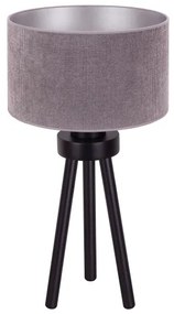 Duolla - Stolná lampa LYON 1xE27/15W/230V pr. 30 cm šedá