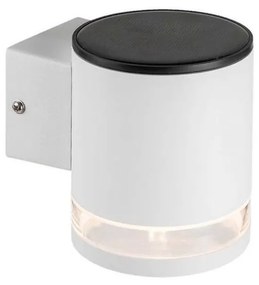 LED vonkajšie solárne nástenné svietidlo LED/1W/3,7V 3000K IP54 1200 mAh biela