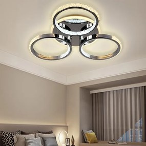 LED Stmievateľný prisadený luster LED/60W/230V 3000-6500K + diaľkové ovládanie