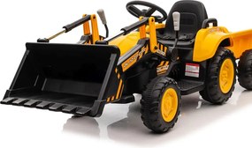 LEAN CARS Nabíjací traktor s lyžicou BW-X002A Žltý