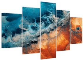 Obraz - Voda a oheň (150x105 cm)