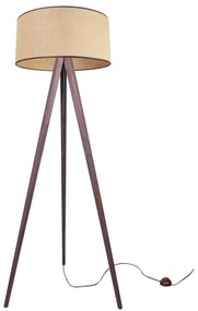 Stojacia lampa Juta, 1x jutové tienidlo, (výber zo 6 farieb konštrukcie), bl