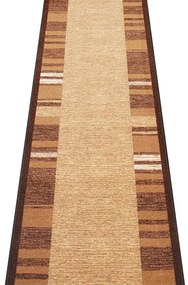 Kusový koberec GENEVE hnedá 67 x 150 cm