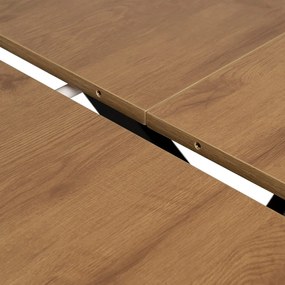 Okrúhly rozkladací jedálenský stôl s prídavnou doskou ø 120 cm Rocía – Ixia