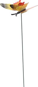 OZDOBA NA VRCH Kvetináča / do záhrady – MOTÝĽ 10 cm / 50 cm *5405