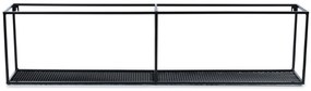 Závesná polica LOFT 120 cm čierna