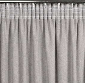 ZÁVES NA PÁSKE ERIS 140X270 CM TMAVOBÉŽOVÁ