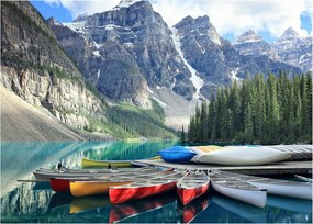 Obraz - Moraine Lake (70x50 cm)