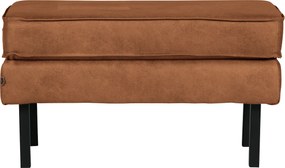 BePureHome Rodeo kožený ottoman - Koňak