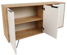 Skrinka Clara Oak and White