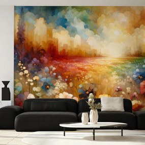 Fototapeta - Pestrofarebná lúka (147x102 cm)