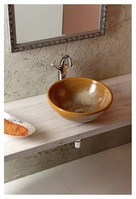 Stojanková umývadlová batéria v lesklej strieborno-zlatej farbe Antea - Sapho