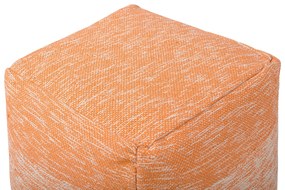 Puf oranžový 40 x 40 cm HIRRI Beliani