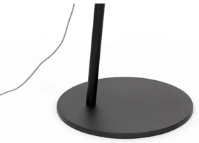Čierna stojacia lampa White Label Tokio