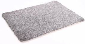 Spoltex, Koberec metráž Ester / 77 Šedá, na mieru, šíře 5m, šedá, ab (mriežka), chodba / predsieň