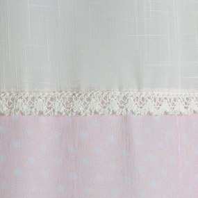 ZÁVES NA KRÚŽKOCH FLAMINGO 140X250 CM RUŽOVÁ