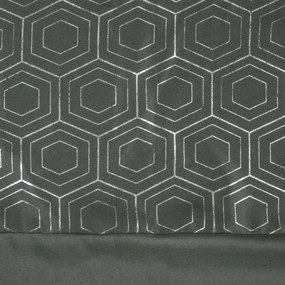 ZÁVES NA KRÚŽKOCH DAFNE 140X250 CM STRIEBORNÁ