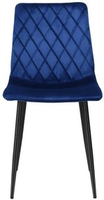 Jedálenská stolička DEXTER zamatová, granátová