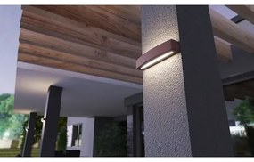 Panlux PN42100015 Záhradné LED nástenné svietidlo Bloco antracit, 10 W