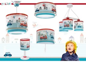 Dalber 60611N - LED detská lampička POLICE 1xG4/4W/230V pestrofarebná