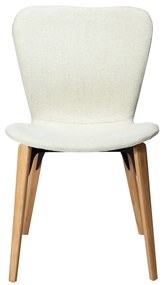 PARAGON ČALÚNENÁ STOLIČKA bone white/oak